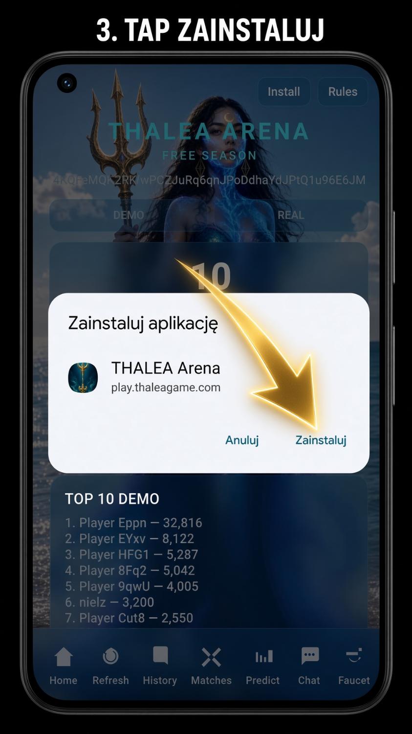 3 Tap Zainstaluj