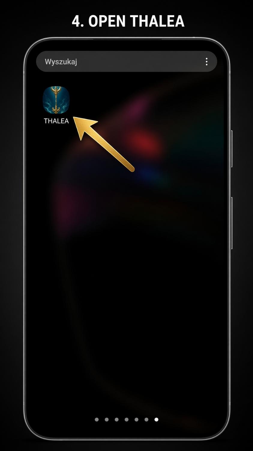 4 Open the app